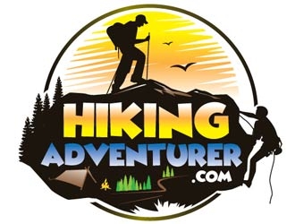 hikingadventurer.com or hiking adventurer logo design by shere