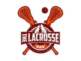The Lacrosse Dog  logo design by JJlcool