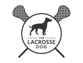 The Lacrosse Dog  logo design by lexipej