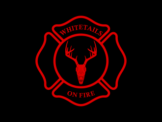 Whitetails On Fire logo design by beejo
