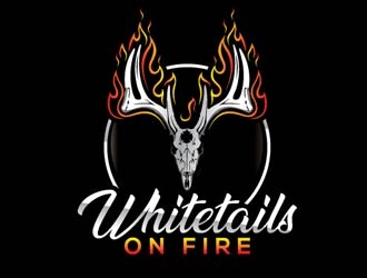 Whitetails On Fire logo design by shere