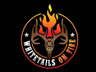 Whitetails On Fire logo design by shere