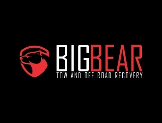 Big bear tow and off road recovery logo design by COREFOCUS