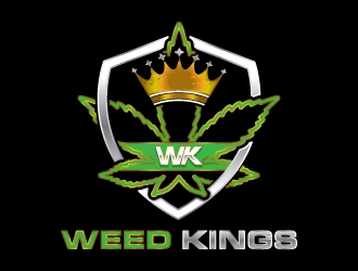 Weed Kings  logo design by Godvibes