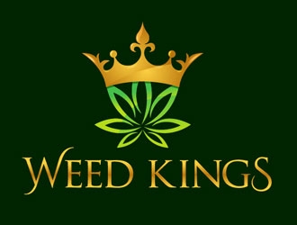 Weed Kings  logo design by LogoInvent