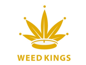 Weed Kings  logo design by LogoInvent