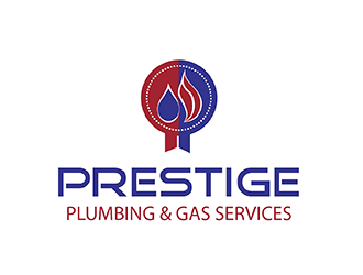 PRESTIGE PLUMBING & GAS SERVICES logo design by geomateo