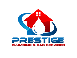PRESTIGE PLUMBING & GAS SERVICES logo design by THOR_