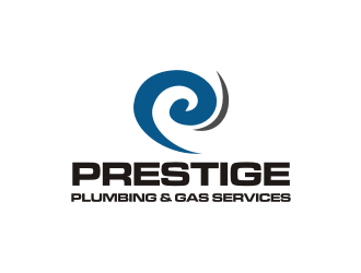 PRESTIGE PLUMBING & GAS SERVICES logo design by R-art