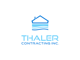 Thaler Contracting inc.  logo design by mbamboex