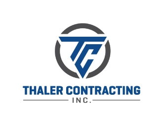 Thaler Contracting inc.  logo design by nehel