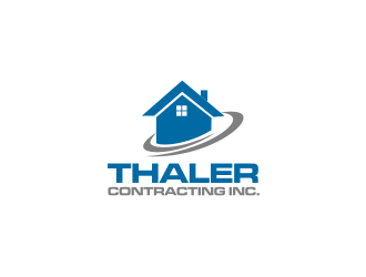 Thaler Contracting inc.  logo design by R-art