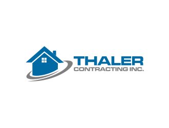 Thaler Contracting inc.  logo design by R-art