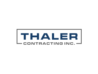 Thaler Contracting inc.  logo design by nurul_rizkon