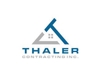 Thaler Contracting inc.  logo design by checx