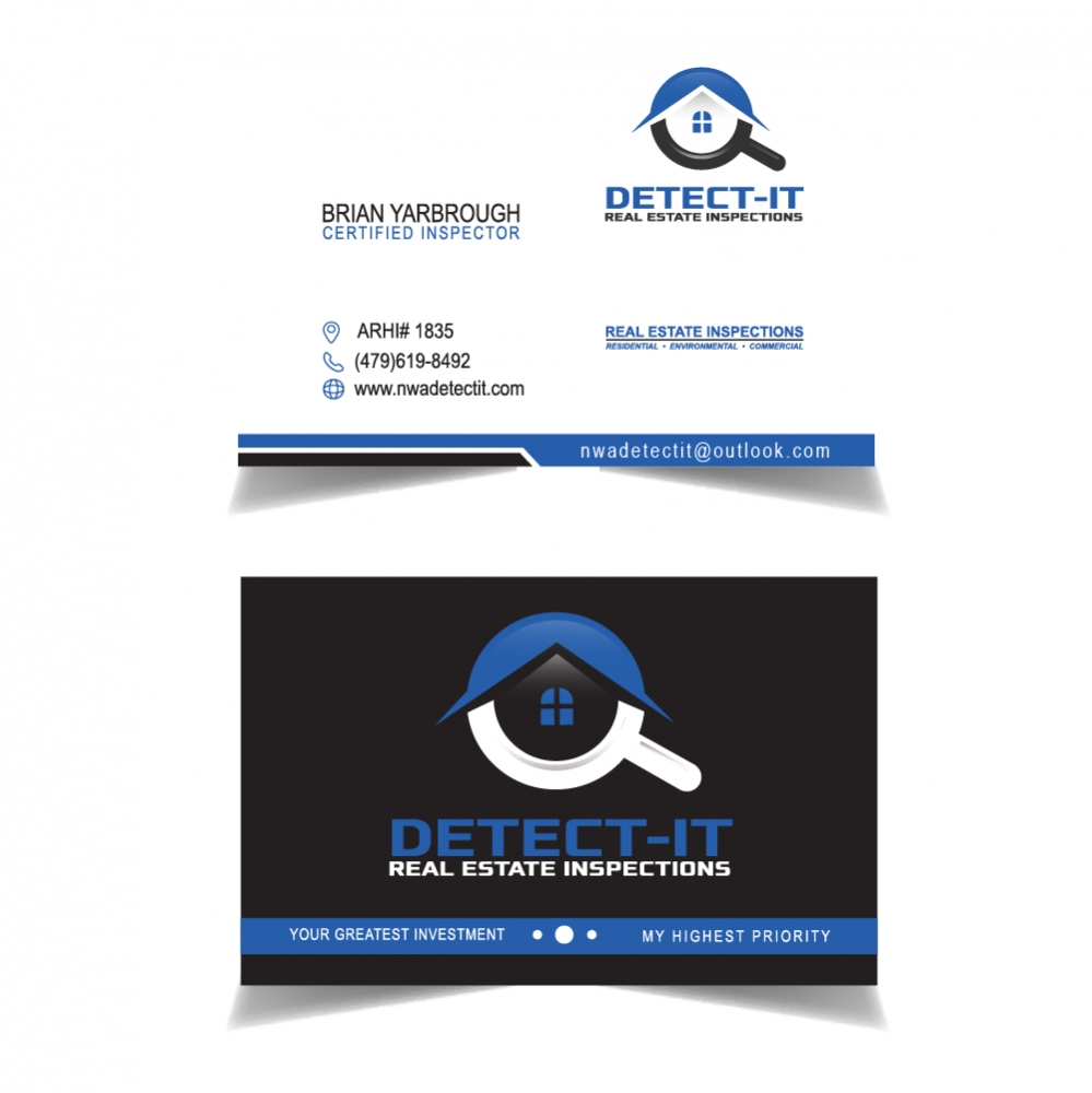 Detect- It Real Estate Inspections logo design by jenyl