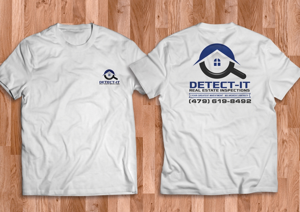 Detect- It Real Estate Inspections logo design by Godvibes