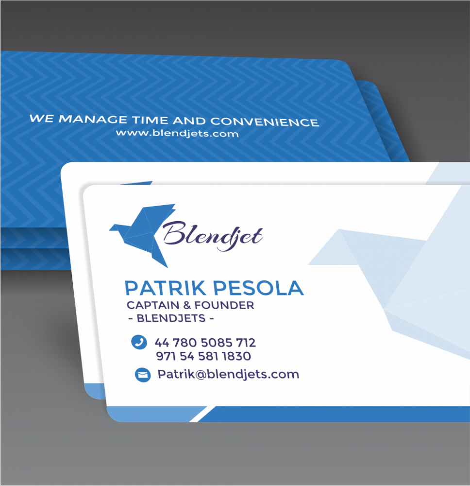 BlendJets  logo design by mutafailan