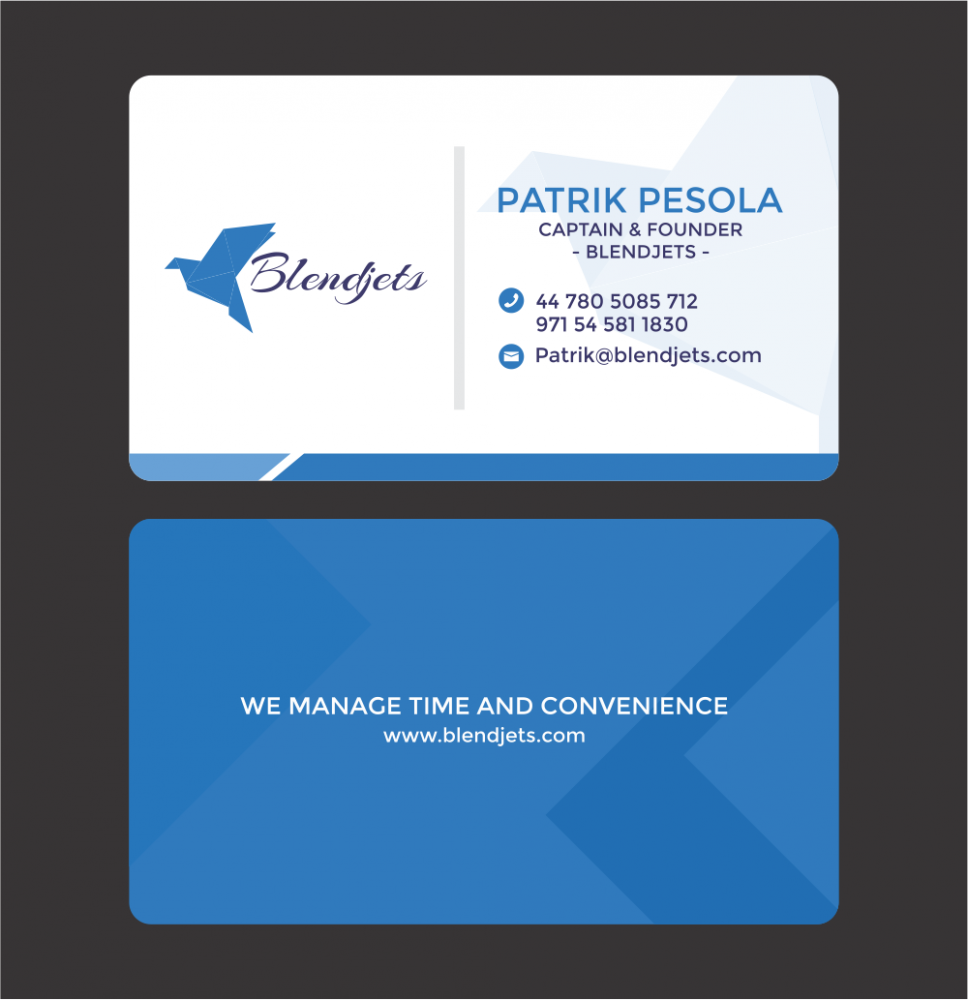 BlendJets  logo design by mutafailan