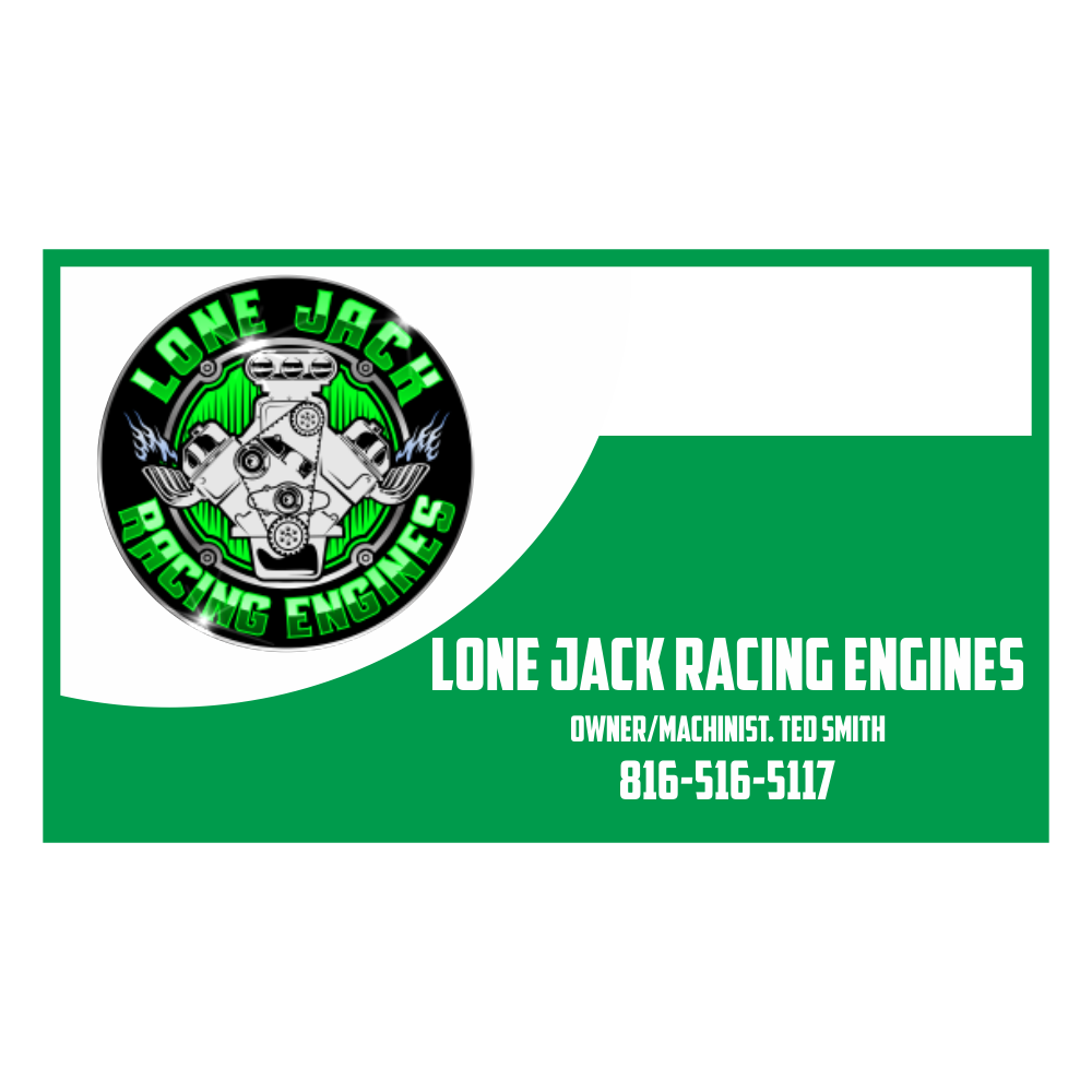 Lone Jack Racing Engines  logo design by giphone