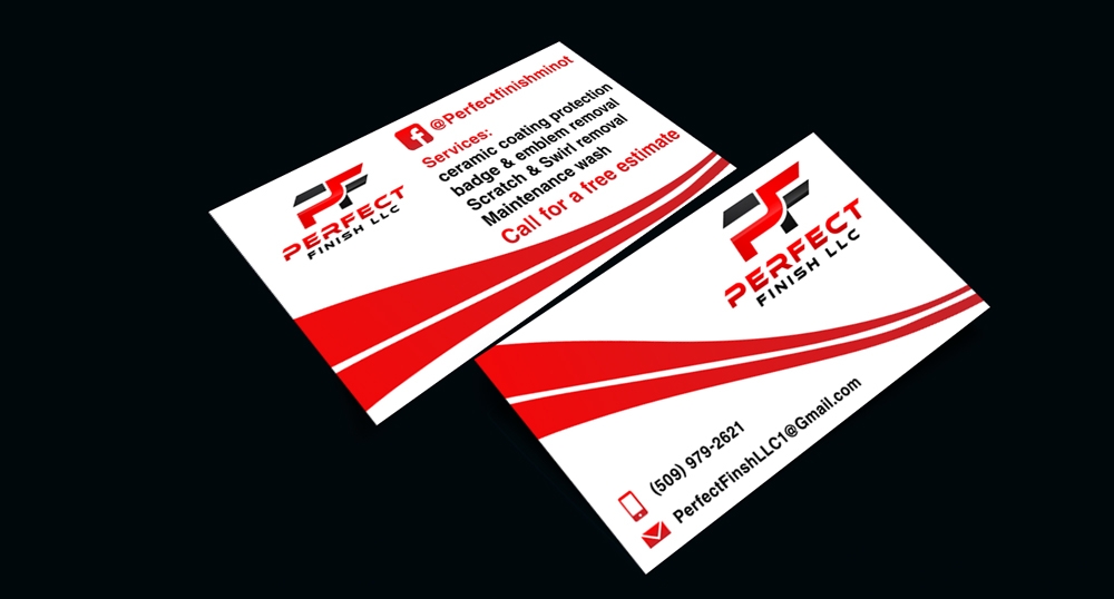Perfect Finish LLC logo design by dhika