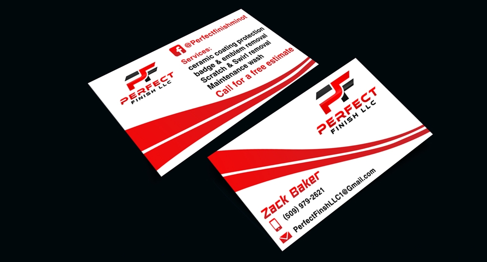 Perfect Finish LLC logo design by dhika