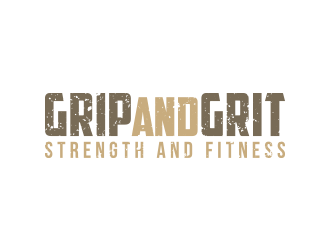 Grip and Grit     Strength and Fitness logo design by lexipej
