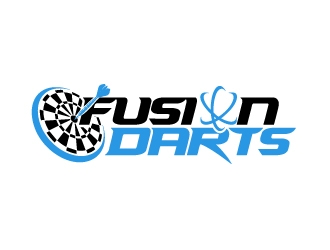 Fusion Darts logo design by jaize