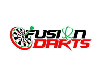 Fusion Darts logo design by jaize