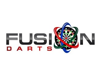 Fusion Darts logo design by uttam