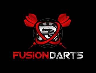 Fusion Darts logo design by DreamLogoDesign