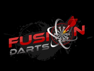Fusion Darts logo design by DreamLogoDesign