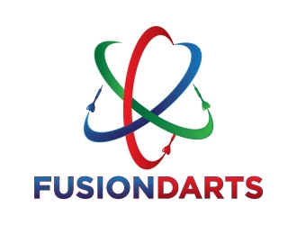 Fusion Darts logo design by dhika