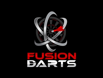 Fusion Darts logo design by MarkindDesign