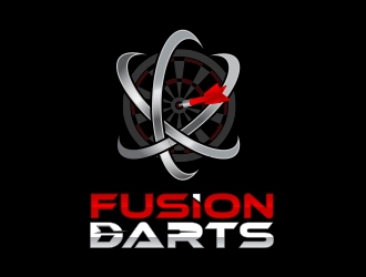 Fusion Darts logo design by MarkindDesign