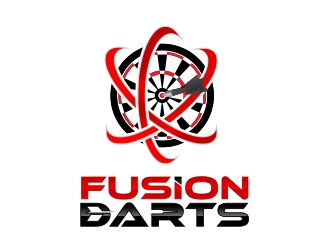 Fusion Darts logo design by MarkindDesign