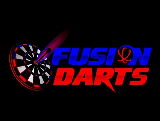 Fusion Darts logo design by jaize