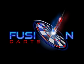 Fusion Darts logo design by DreamLogoDesign