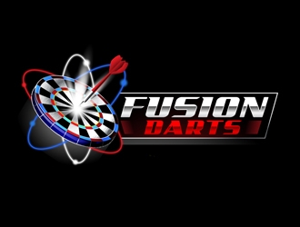 Fusion Darts logo design by DreamLogoDesign