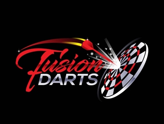 Fusion Darts logo design by DreamLogoDesign