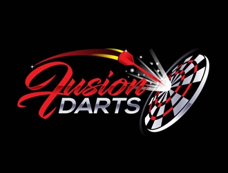 Fusion Darts logo design by DreamLogoDesign