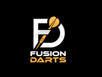 Fusion Darts logo design by bluespix