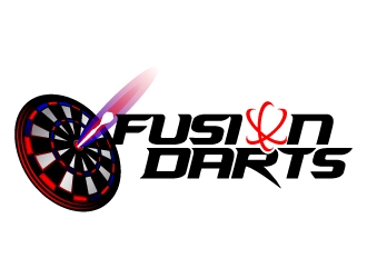 Fusion Darts logo design by jaize