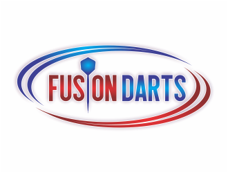 Fusion Darts logo design by mutafailan