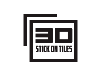 3D Stick On Tiles logo design by kanal