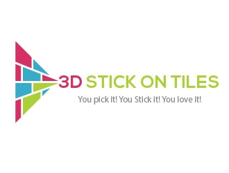 3D Stick On Tiles logo design by Muhammad_Abbas