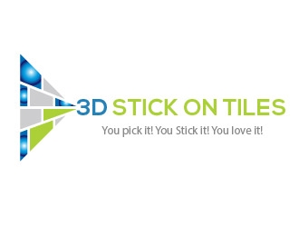 3D Stick On Tiles logo design by Muhammad_Abbas