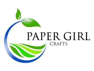 Paper Girl Crafts logo design by jetzu