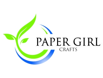 Paper Girl Crafts logo design by jetzu