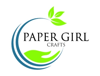 Paper Girl Crafts logo design by jetzu